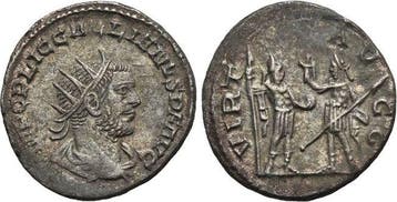 Ae 253-268 n Chr Rom Gallienus 253-268 n Chr, Timbres & Monnaies, Monnaies & Billets de banque | Collections, Verzenden