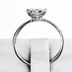 Zonder minimumprijs - Verlovingsring - 14 karaat Witgoud -
