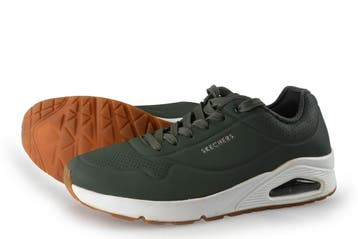 Skechers Sneakers in maat 44 Groen, Kleding | Heren, Schoenen, Overige kleuren, Verzenden, Zo goed als nieuw, Skechers
