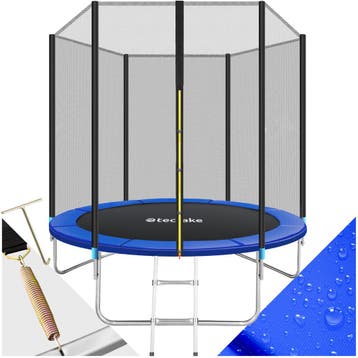 Trampoline Garfunky met veiligheidsnet - 244 cm, Verzenden