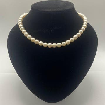 Sans prix de réserve - Collier Argent Perle, Nieuw