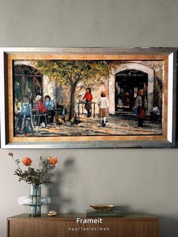 Spaanse school (XX) - Hora del aperitivo, Antiek en Kunst
