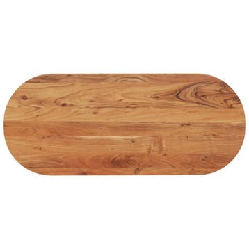 Ovaal Acaciablad 100cm | 53% korting, retour deal!, Verzenden