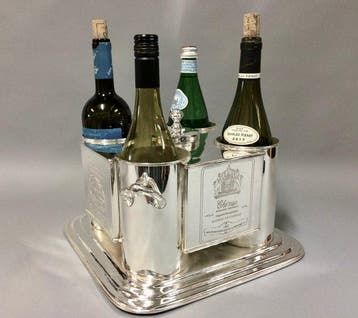 Refroidisseur à vin - pour 4 bouteilles avec un compartiment, Collections
