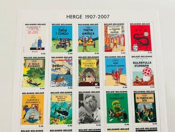 Tintin - 1 Various merchandise objects - Belgian Post