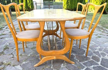 Tafel (5) - Hout - Compleet lunchset