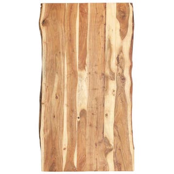 vidaXL Tafelblad 118x(50-60)x3,8 cm massief acaciahout, Verzenden