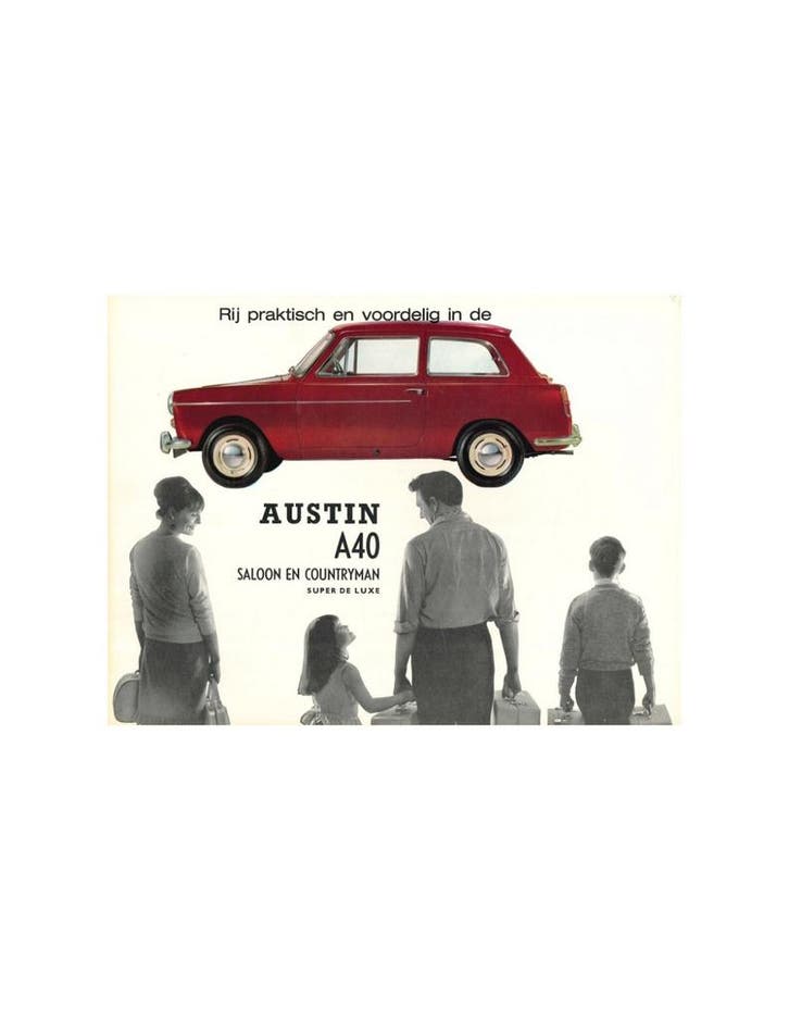 1968 AUSTIN A40 SEDAN | COUNTRYMAN BROCHURE NEDERLANDS, Livres, Autos | Brochures & Magazines