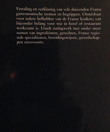 GASTRONOMISCH VERKLAREND WOORDENBK. 9789021012582 Dumoulin, Verzenden, Gelezen, Dumoulin