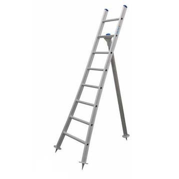 Solide plukladder 8 sporten – 2.25m, Ophalen of Verzenden, Nieuw, Ladder, 2 tot 4 meter