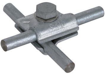 MV Clamp ST/TZN Pour RD 10mm Avec Vis Hexagonale Et Rondelle, Verzenden