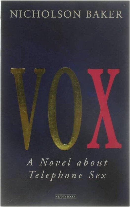 Vox 9780140140576 Nicholson Baker, Boeken, Taal | Engels, Gelezen, Verzenden