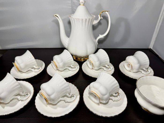 Royal Albert - Service à thé (16) - Os - Val-d’Or / années, Antiek en Kunst, Curiosa en Brocante