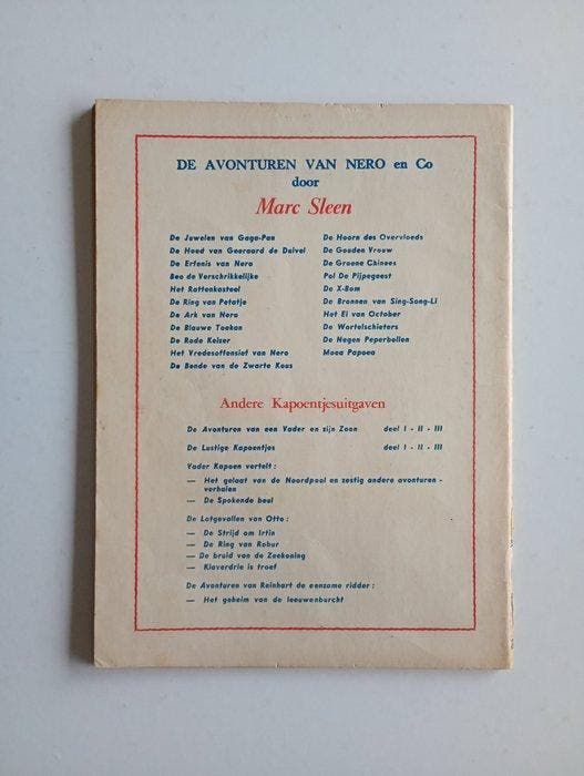 Nero 26 - De Negen Peperbollen - 1 Album - Eerste druk -, Boeken, Stripverhalen