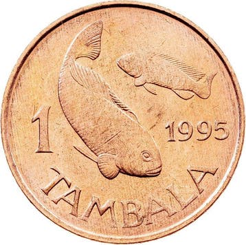 Malawi. 1 Tambala 1995 (Zonder minimumprijs)