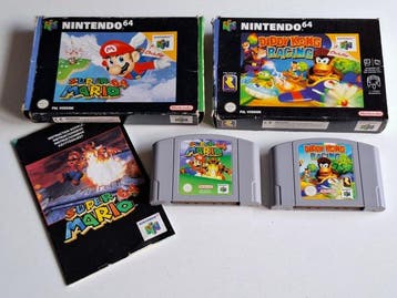 Nintendo - N64 - Super Mario 64 + Diddy Kong Racing -, Games en Spelcomputers, Nieuw
