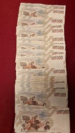 Italië. - 30 x 100.000 Lire Caravaggio I tipo - Gigante BI