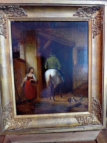 J. C. Valois (1804-1894) - In de Stal, Antiek en Kunst