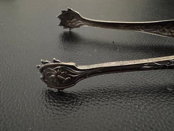 Louis Lapar - Pince à salade - Argent 950 - 1850-1900