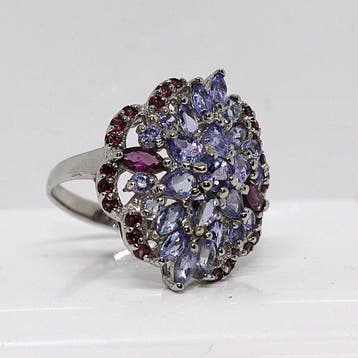 Sans prix de réserve - Bague Argent - 3.01ct. tw. Tanzanite, Nieuw