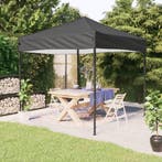 vidaXL Partytent inklapbaar 3x3 m antracietkleurig, Tuin en Terras, Partytenten, Verzenden, Nieuw