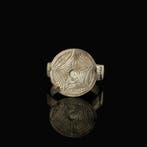 Middeleeuwen, kruisvaardersperiode Zilver Ring met Ster van