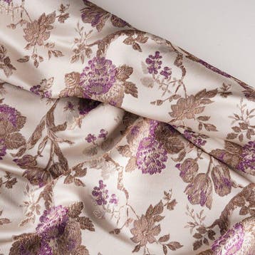 GCFabrics – Meubelstoffering met Geborduurde Bloemen en, Antiek en Kunst