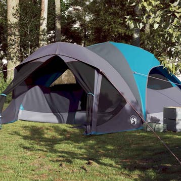 vidaXL Gezinstent 6-persoons waterdicht blauw, Verzenden