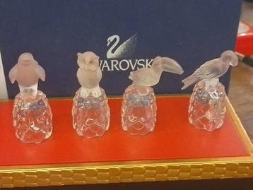 Swarovski - Beeldje - Vingerhoedjes (4) - Kristal