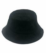 Bucket Hat Hoedje – Rib Stof – One Size – Zwart, Kleding | Dames, Hoeden en Petten, Nieuw