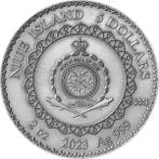 Niue. 5 Dollars 2023 Rabbit - Mandala Collection 2 oz