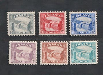 Islande 1931 - Islande 1931 – Chute Gullfoss | Certificat