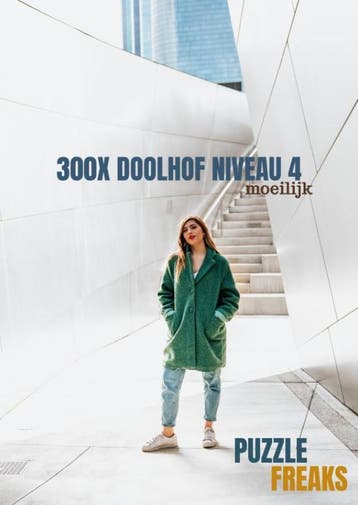300X DOOLHOF NIVEAU 4 9789464188905 Puzzle Freaks, Verzenden, Gelezen, Puzzle Freaks