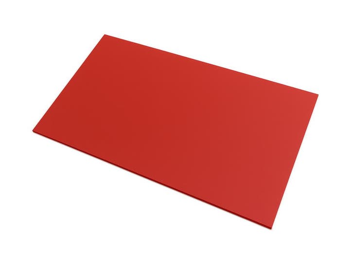 Acrylaat (PMMA) basisplaat (rood, 50x30 cm, 3 mm dik), Doe-het-zelf en Bouw, Gereedschap | Overige machines, Nieuw, Verzenden