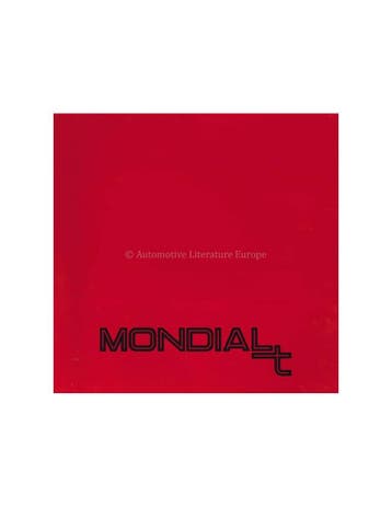 1989 FERRARI MONDIAL T BROCHURE PROSPEKT 562/89, Nieuw