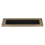 Tochtborstel brons antiek, Tuin en Terras, Nieuw, Overige materialen