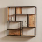 Wandrek Mangohout Bowi 100x100 cm, Huis en Inrichting, Verzenden, Nieuw