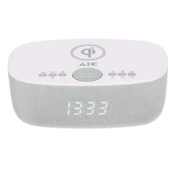 AIC 28BT Wekkerradio Draadloze Telefoonoplader Bluetooth..., Ophalen of Verzenden
