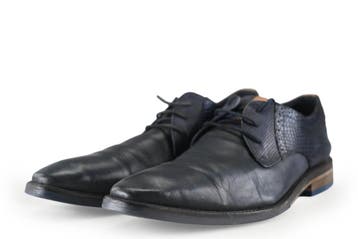 Floris van Bommel Veterschoenen in maat 47 Zwart, Kleding | Heren, Schoenen, Verzenden, Zwart, Floris van Bommel, Zo goed als nieuw
