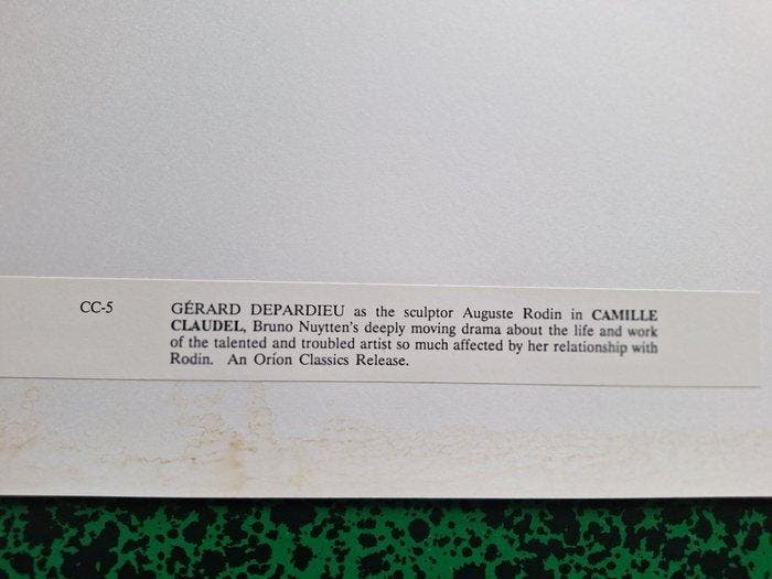 Orion Pictures Corp - (set of 4) Isabelle Adjani & Gérard, Verzamelen, Film en Tv