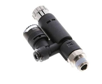 Régulateur de pression pneumatique 4mm - R1/8 avec, Verzenden