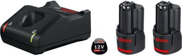 Bosch 12V Accuset + Snellader | Tweede kansje | OP = OP, Doe-het-zelf en Bouw, Verzenden, Zo goed als nieuw