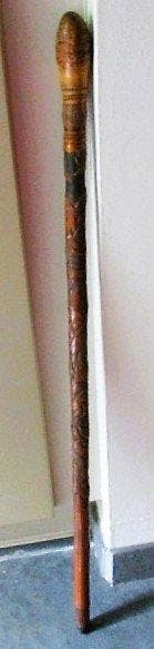Canne de marche - Bambou - Japonisme / Racine de bambou