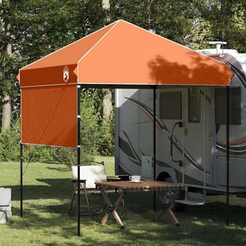 vidaXL Luifel Tent 194 x 194 x 251 cm Oranje Stof, Tuin en Terras, Verzenden, Nieuw