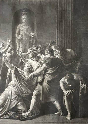 Valentine Green (1739–1813) - The Assassination of Julius