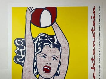 (after) Roy Lichtenstein - Girl with ball (1995)