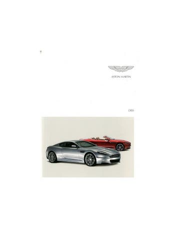2010 ASTON MARTIN DBS COUPÉ | VOLANTE BROCHURE ENGELS