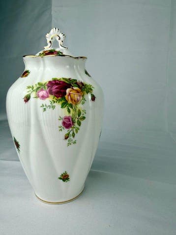 Royal Albert - dekselvaas - Been - Old Country Roses