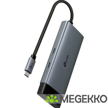 TP-Link UH5020C interface hub USB Type-C 5000 Mbit/s Grijs, Verzenden, Nieuw