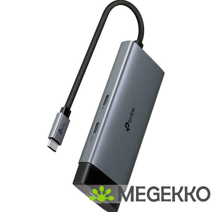TP-Link UH5020C interface hub USB Type-C 5000 Mbit/s Grijs, Computers en Software, Overige Computers en Software, Nieuw, Verzenden